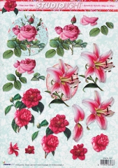 STAPSL1207 Rosa Blumen