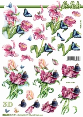 8215656 Tulpen mit Schmetterling