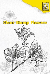 FLO003 Nellie Snellens Clear Stamps Flowers Lilie