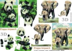 416964 Panda und Elefant