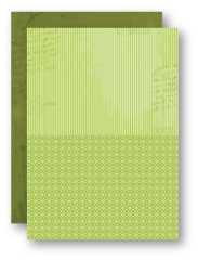 NEVA029 Hintergrundpapier Green Stripes