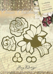 ADD10016 AD Die Classic Christmas Roses