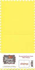 FC-4KST06 Frame Cards Vierkant  Kanarien gelb