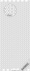 7056tgs Sterne transparent-Glitter-silber
