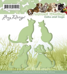 ADD10023 AD Die Animal Medley Cats and Dogs