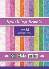 8.2045  Papierblock Sparkling Sheets (Perlenpapier) A5