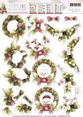 CD10526 PM Charming Xmas Wreaths