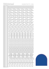 STDM18A Hobby-Dots Sticker Mirror Bleu