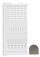 STDM188 Hobby-Dots Sticker Mirror Silver