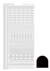 STDA183 Hobby-Dots Sticker Adhesive black
