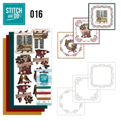 STDO016x Stitch & Do 16 Brocante Kerst