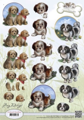 CD10536 AD Animal Medley Puppies