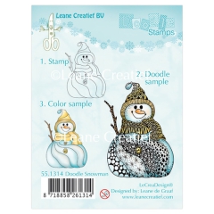 LCR55.1314  Doodle Clear Stamp Snowman