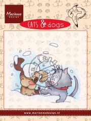 CD3501 MD Clear Stamp Cats & Dogs Snow fun