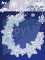 6002-2042 JC Winter Wishes Circle Stars