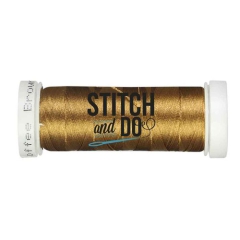 SDCD12 Stitch & Do Linnen Stickgarn Koffiebruin