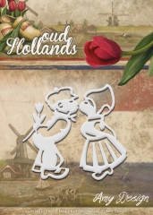 ADD10048 AD Stanzschablone Oud-Hollands Boer and Boerinnetje