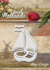 ADD10049 AD Stanzschablone Oud-Hollands Klompboot
