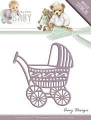 ADD10054 AD Schneideschablone Baby Collection Kinderwagen