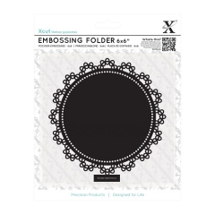 XCU 515165 Embossing-Folder Lace Circle