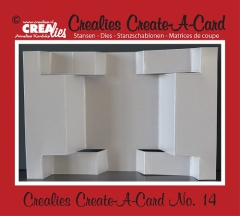 CCAC14 Crealies Create A-Card Stanzschablone 14