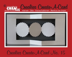 CCAC15 Crealies Create A-Card Stanzschablone 15