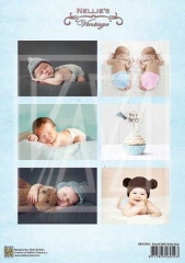 NEVI076 Decoupage Sheets Vintage Baby Serie Sweet little baby b***