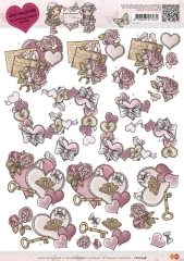 CD10248 YV Love Collection Vintage Heart