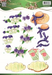 CD10836 JA Garden Classics  Purple Flowers