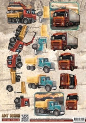 CD10848 AD Vintage Vehicles Trucks