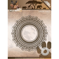 ADD10104 AD Stanzschablone Wild Animals African Circle