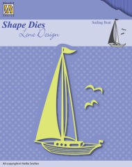 SDL039 NS Shape Dies Sailing Boat