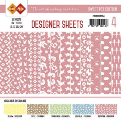 CDDSOR004 Designer Sheets Sweet Pet Alt-Rose