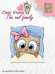 CSO001 NS Clear stamps The Owl family Get well soon