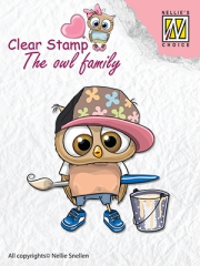 CSO003 NS Clear stamps The Owl family Artist