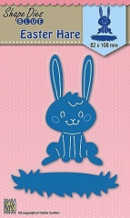 SDB027x NS Shape Die Blue Easter Hase