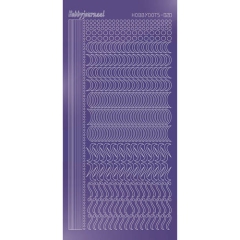 STDM209 Hobby-Dots Sticker Mirror Purple