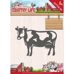 YCD10128 YC Stanzschablone Country Life Kuh