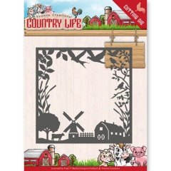YCD10123 YC Stanzschablone Country Life  Life Frame