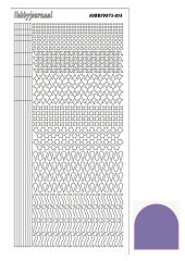 STDM139 Hobby-Dots Sticker Mirror Purple