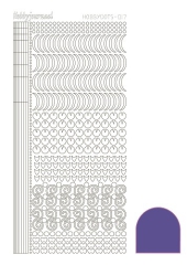 STDM176 Hobby-Dots Sticker Mirror violett