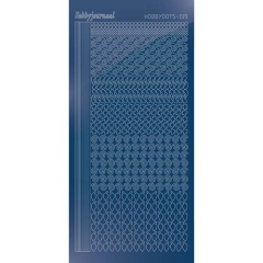 STDM19A Hobby-Dots Sticker Mirror Blue