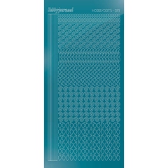 STDM19D Hobby-Dots Sticker Mirror Turquoise