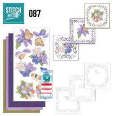 STDO087 Stitch & Do 87 Purple Flowers