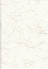 20012 Handgemachtes Papier mit Goldfadeneinschlu