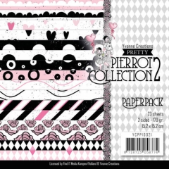 YCPP10021 YC Papierpack Pretty Pierrot 2