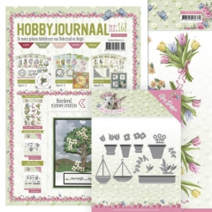 SETHJ168 Hobbyjournal Set 168 mit Gratis 3D Bogen und Stanzschablone ADD10169 - Flowerpots