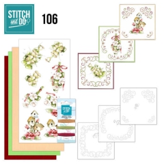 STDO106 Stitch & Do 106 Pink Spring FlowersStitch & Do 106