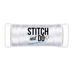 SDCDS02x Stitch and Do Sparkles Embroidery Thread Silber