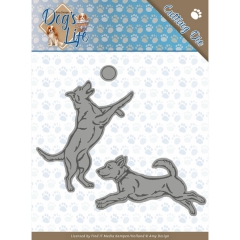 ADD10190 Stanzschablone Amy Design - Dogs - Playing Dogs